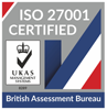 UKAS ISO 27001 Certified
